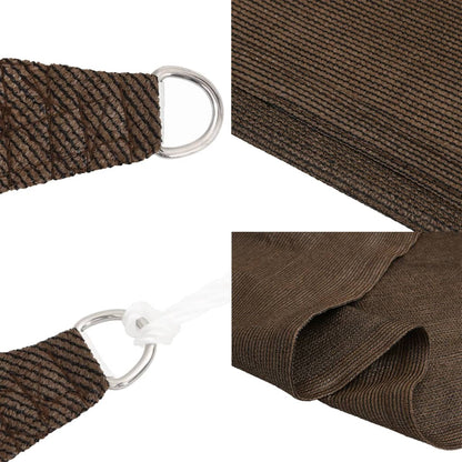 vidaXL Sunshade Sail 160 g/m² Brown 2x4.5 m HDPE