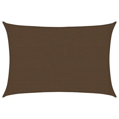 vidaXL Sunshade Sail 160 g/m² Brown 2.5x3.5 m HDPE