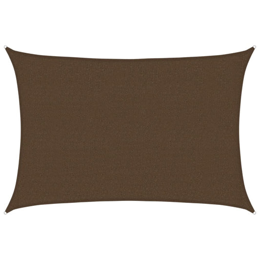 vidaXL Sunshade Sail 160 g/m² Brown 2.5x3.5 m HDPE