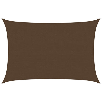 vidaXL Sunshade Sail 160 g/m² Brown 4x5 m HDPE