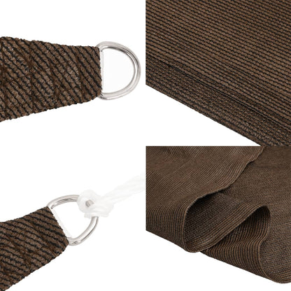 vidaXL Sunshade Sail 160 g/m² Brown 5x6 m HDPE