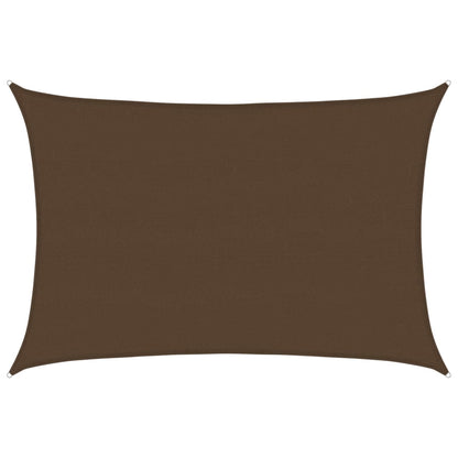 vidaXL Sunshade Sail 160 g/m² Brown 5x7 m HDPE