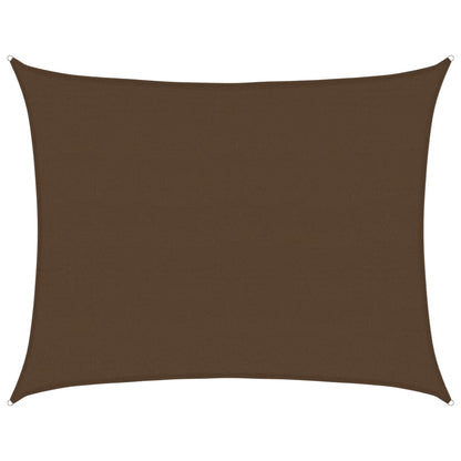 vidaXL Sunshade Sail 160 g/m² Brown 6x8 m HDPE