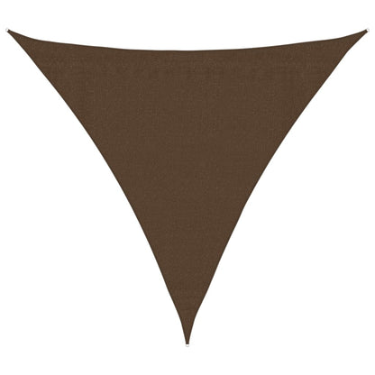 vidaXL Sunshade Sail 160 g/m² Brown 3x3x3 m HDPE