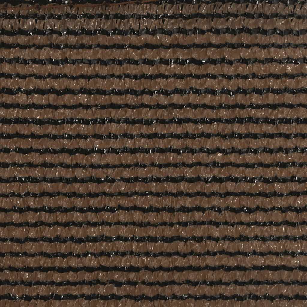 vidaXL Sunshade Sail 160 g/m² Brown 3x3x3 m HDPE
