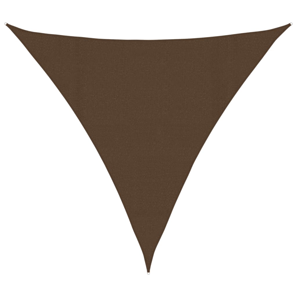 vidaXL Sun Sail | Brown | High-density polyethylene (HDPE) | 4x4x4 metres