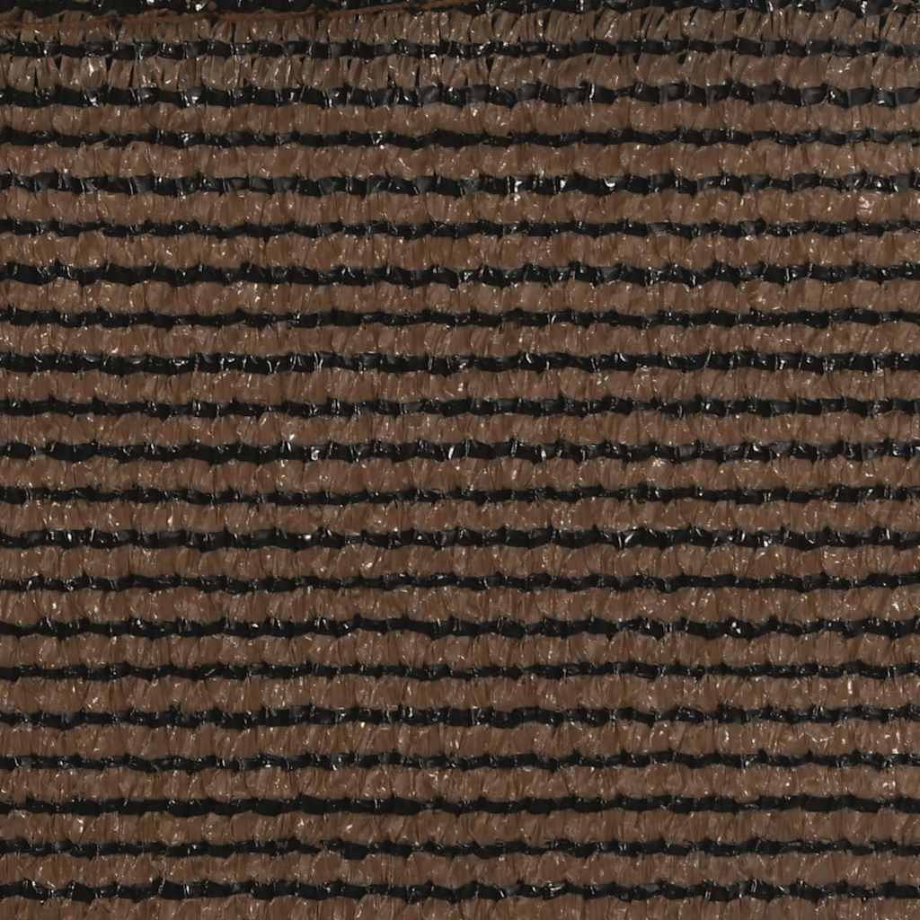 vidaXL Sun Sail | Brown | High-density polyethylene (HDPE) | 4x4x4 metres