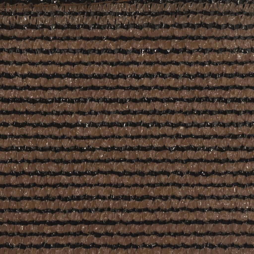 vidaXL Sunshade Sail 160 g/m² Brown 5x6x6 m HDPE