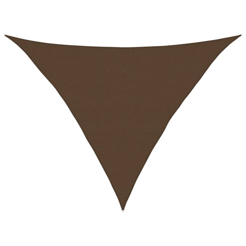 vidaXL Sunshade Sail 160 g/m² Brown 5x5x6 m HDPE