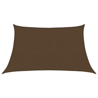 vidaXL Sunshade Sail 160 g/m² Brown 3/4x2 m HDPE
