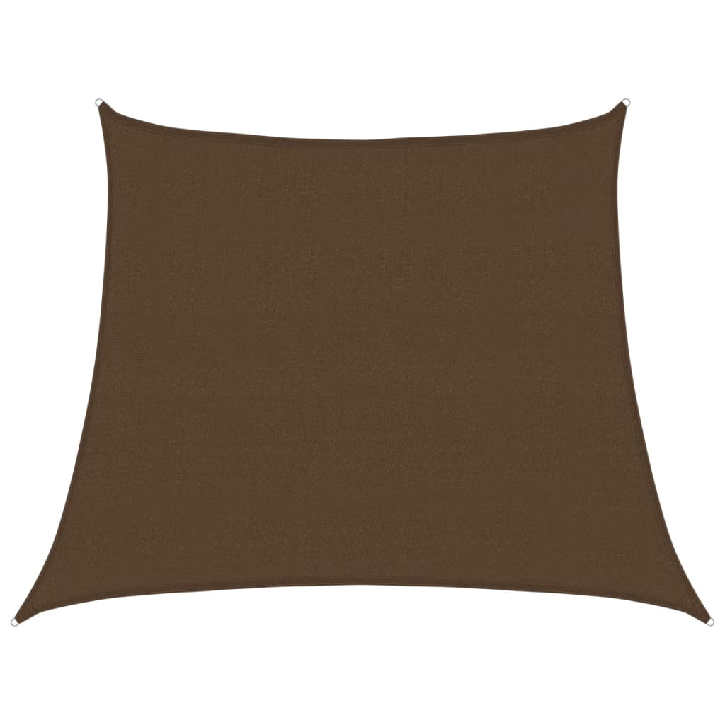 vidaXL Sunshade Sail 160 g/m² Brown 3/4x3 m HDPE