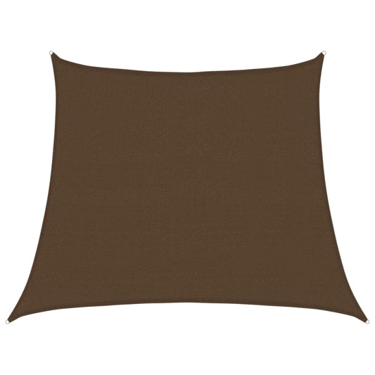 vidaXL Sunshade Sail 160 g/m² Brown 3/4x3 m HDPE