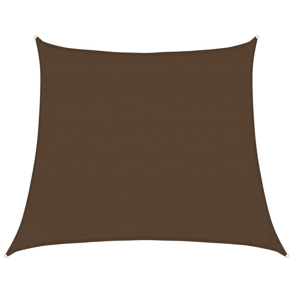 vidaXL Sunshade Sail 160 g/m² Trapezium Brown 4/5x4 m HDPE