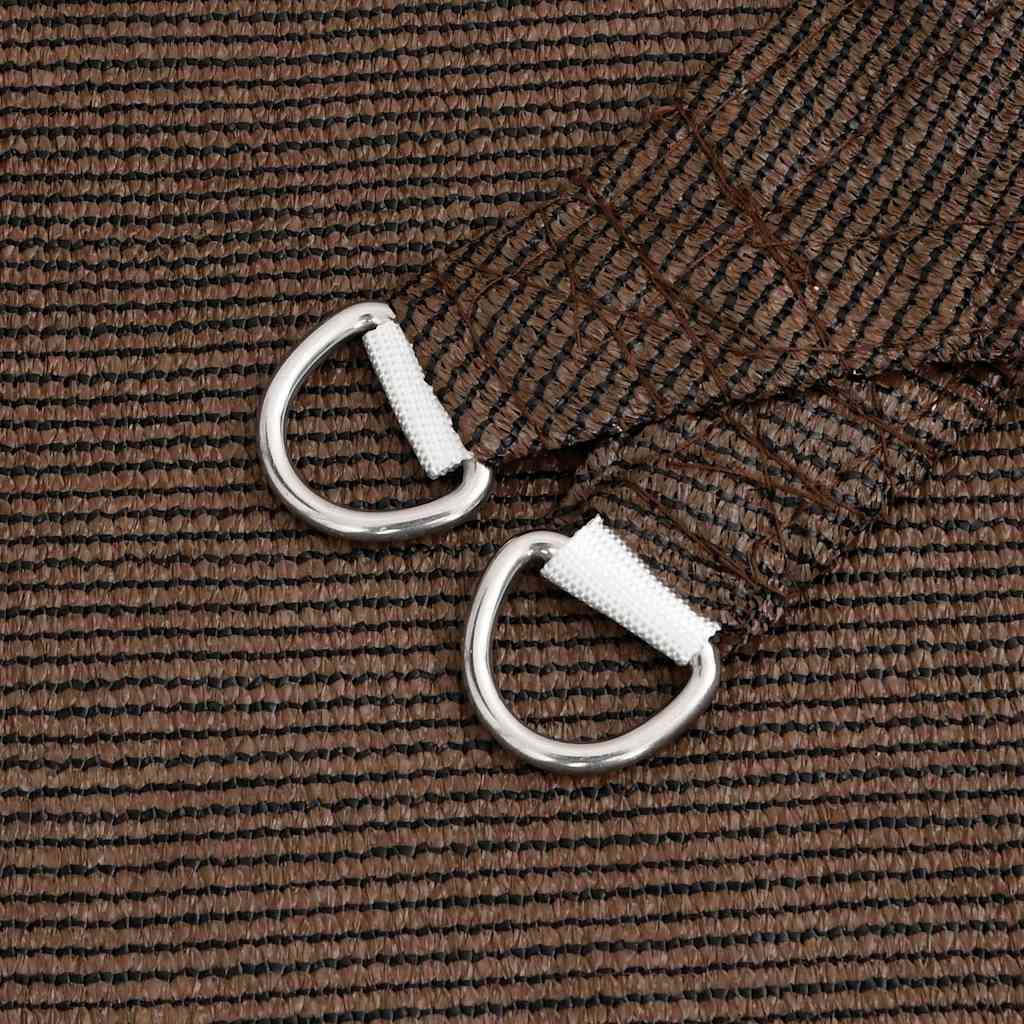 vidaXL Sunshade Sail 160 g/m² Trapezium Brown 4/5x4 m HDPE