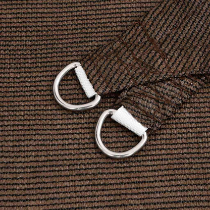 vidaXL Sunshade Sail 160 g/m² Trapezium Brown 4/5x4 m HDPE