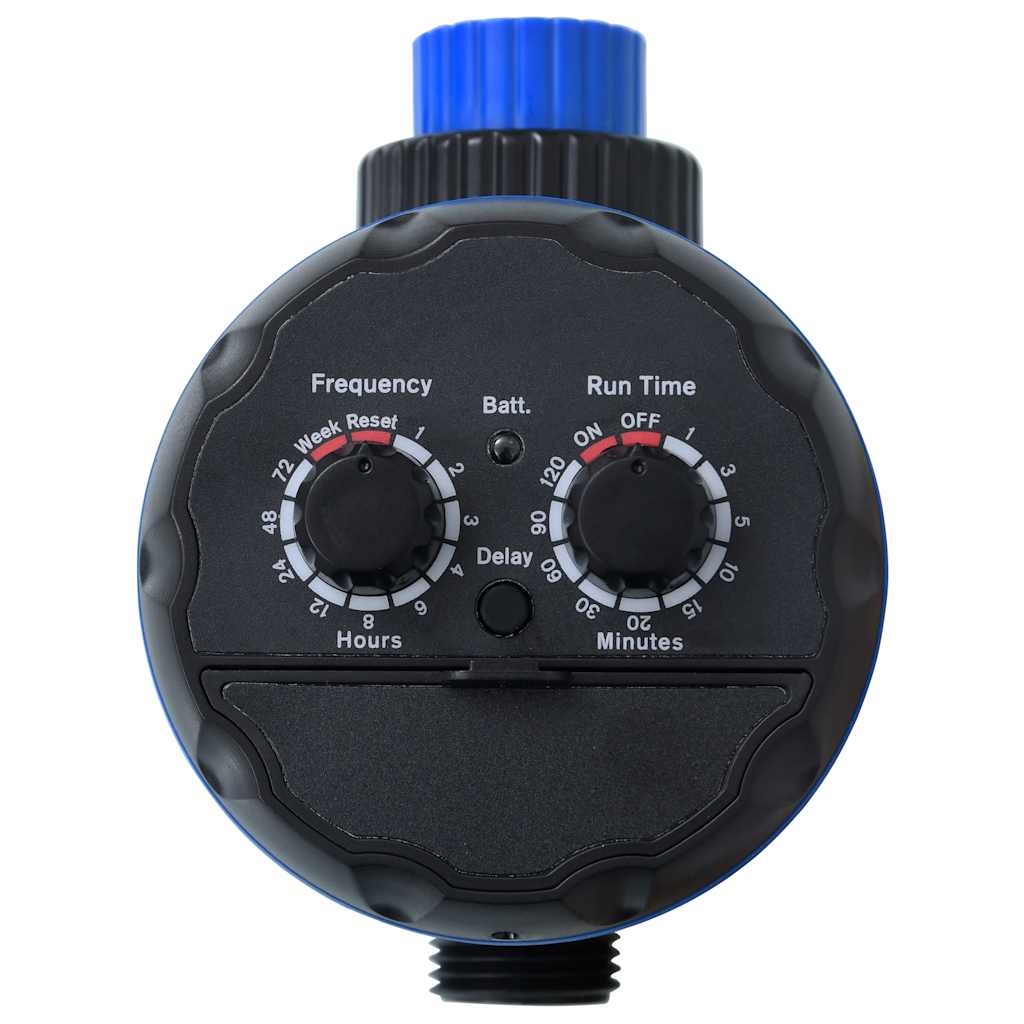 vidaXL Single Outlet Water Timer with Ball Valves