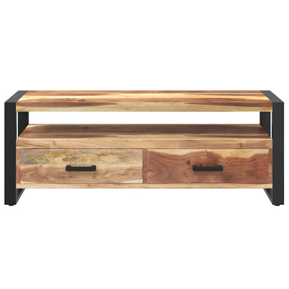 vidaXL TV Cabinet 120x35x45 cm Solid Wood with Honey Finish