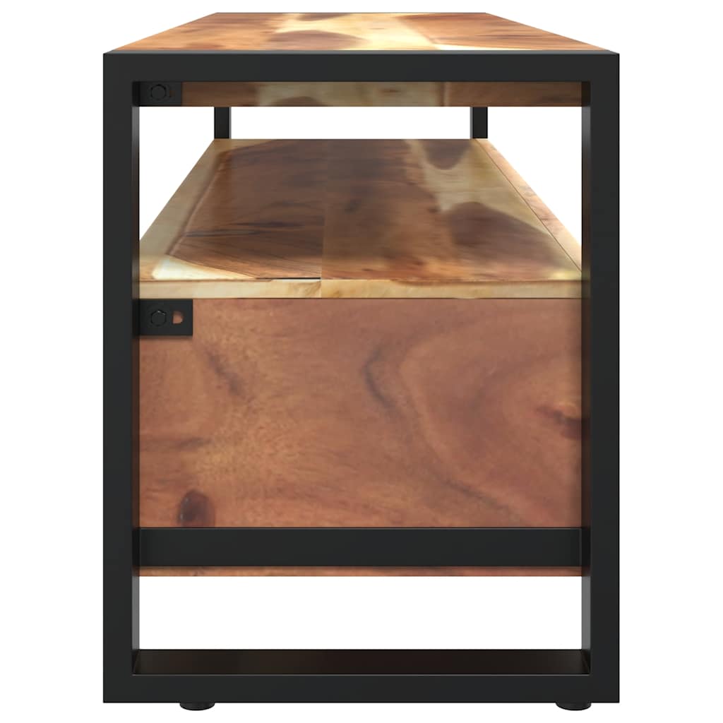 vidaXL TV Cabinet 120x35x45 cm Solid Wood with Honey Finish