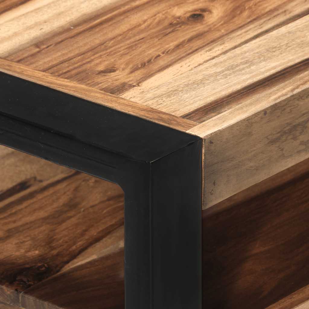 vidaXL TV Cabinet 120x35x45 cm Solid Wood with Honey Finish