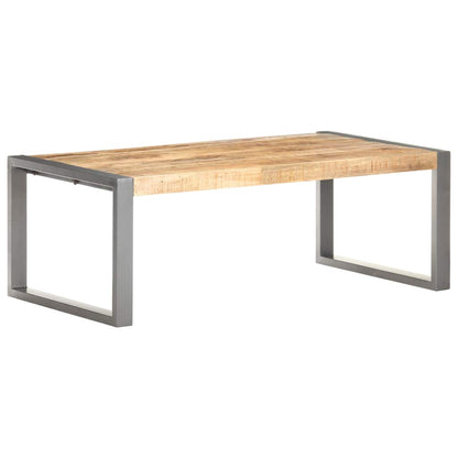 321556 vidaXL Coffee Table 110x60x40 cm Rough Mango Wood
