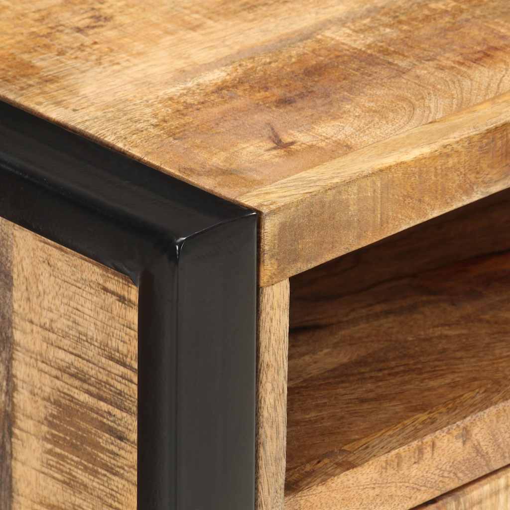 321567 vidaXL Bedside Cabinet 40x35x55 cm Solid Mango Wood