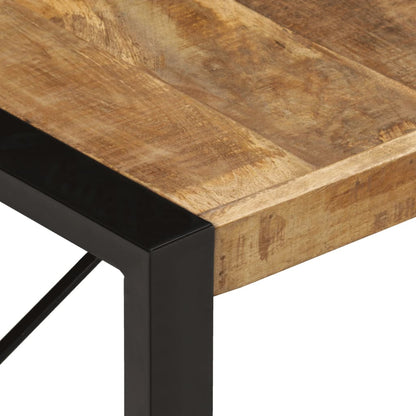 vidaXL Coffee Table 140x70x40 cm Rough Mango Wood