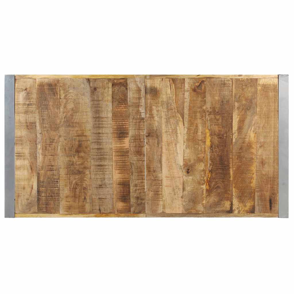 321587 vidaXL Coffee Table 140x70x40 cm Rough Mango Wood