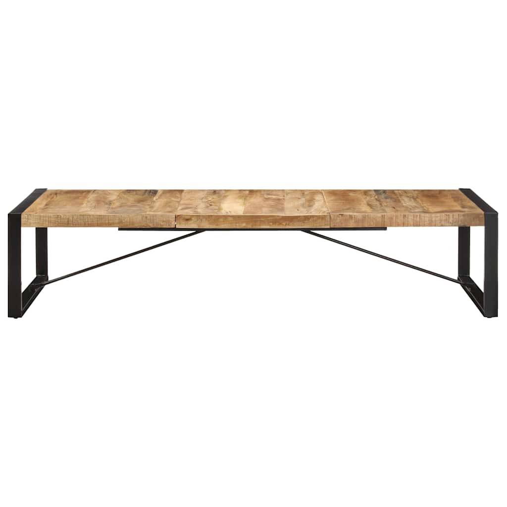 321588 vidaXL Coffee Table 180x90x40 cm Rough Mango Wood