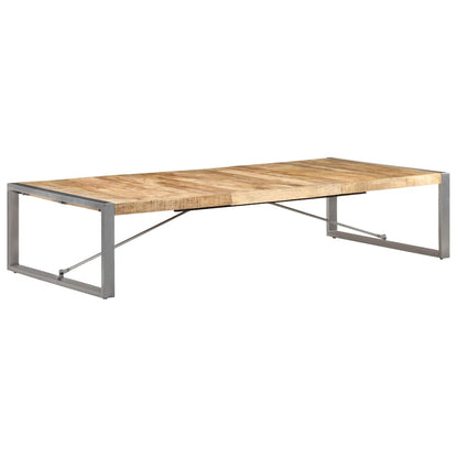 321591 vidaXL Coffee Table 180x90x40 cm Rough Mango Wood