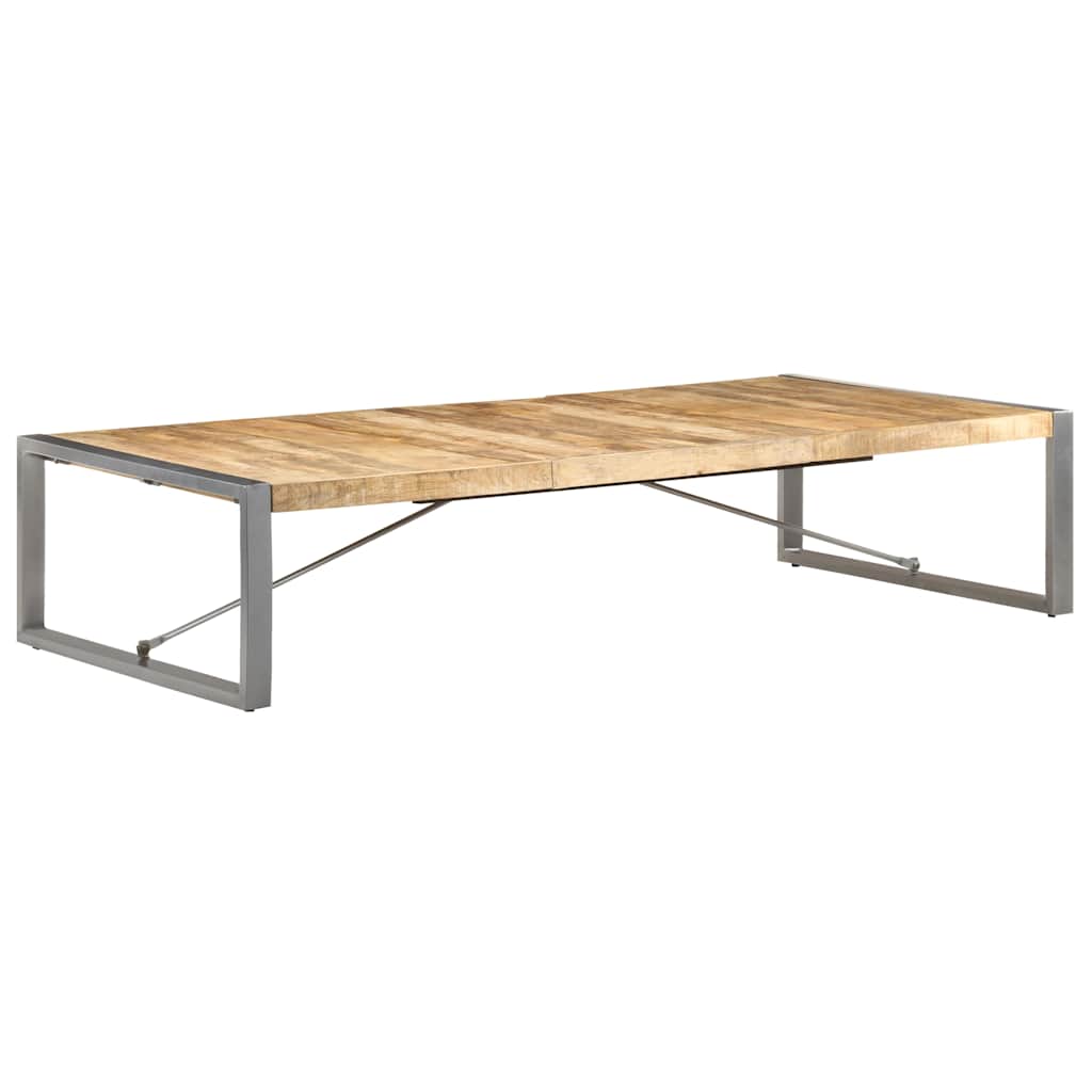 321591 vidaXL Coffee Table 180x90x40 cm Rough Mango Wood