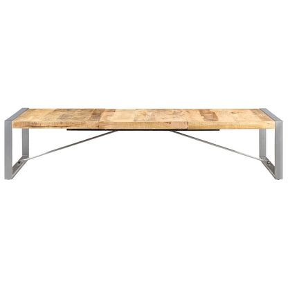 321591 vidaXL Coffee Table 180x90x40 cm Rough Mango Wood