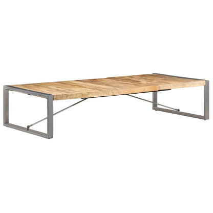 321591 vidaXL Coffee Table 180x90x40 cm Rough Mango Wood