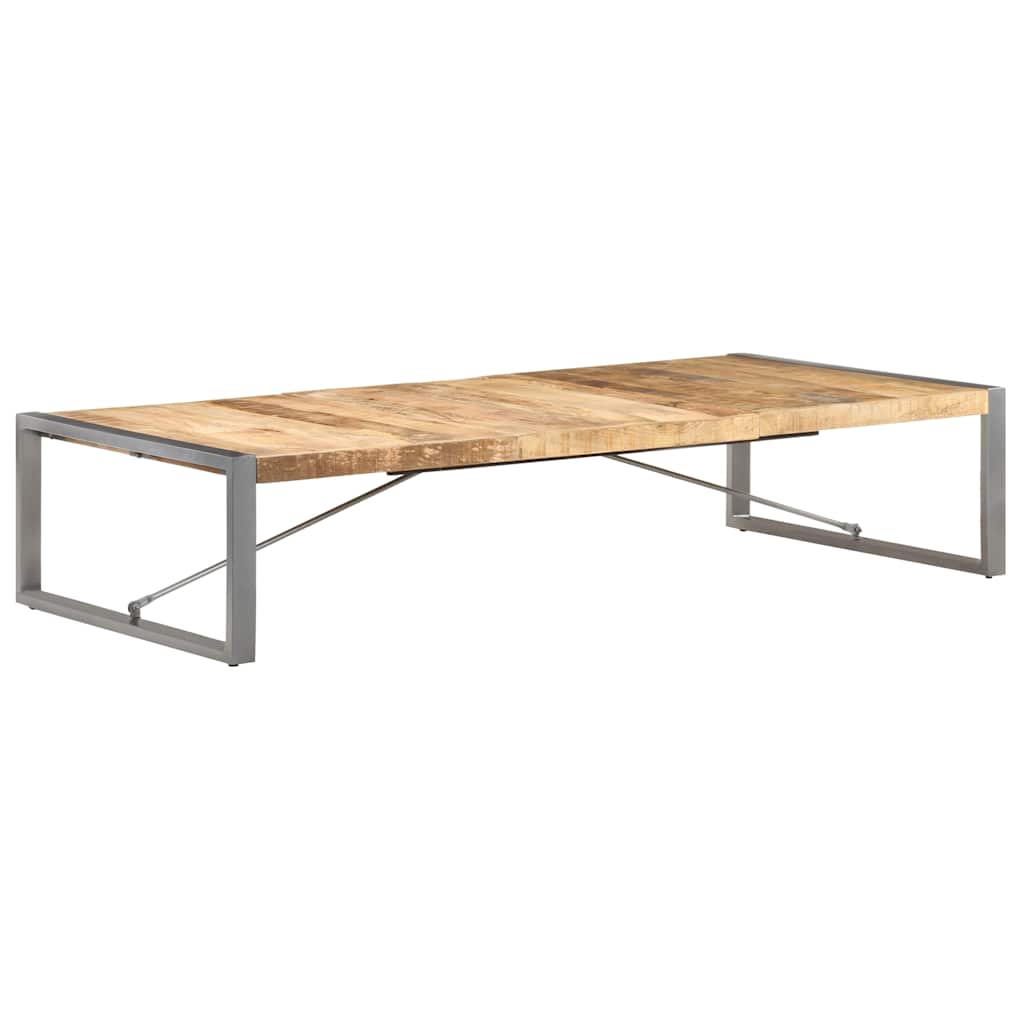 321591 vidaXL Coffee Table 180x90x40 cm Rough Mango Wood