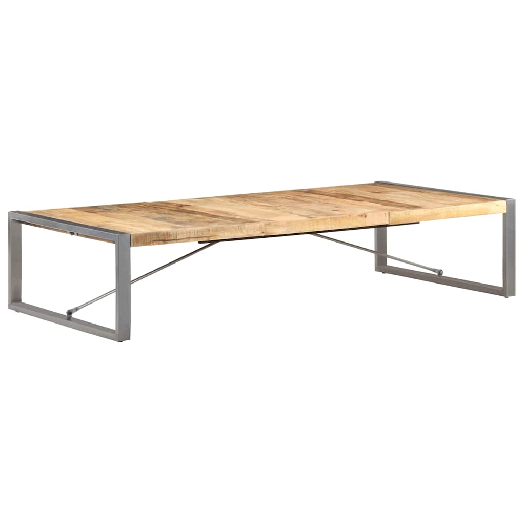 321591 vidaXL Coffee Table 180x90x40 cm Rough Mango Wood