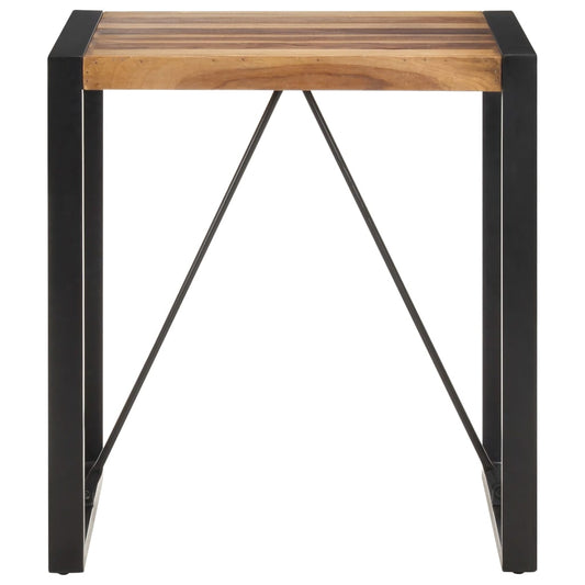 vidaXL Dining Table 70x70x75 cm Solid Acacia Wood