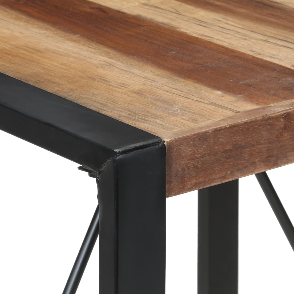 vidaXL Dining Table 80x80x75 cm Solid Wood