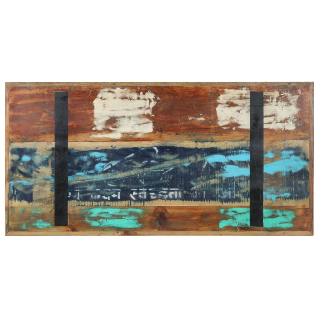 vidaXL Dining Table 120x60x76 cm Solid Reclaimed Wood