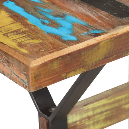 vidaXL Dining Table 140x70x76 cm Solid Reclaimed Wood