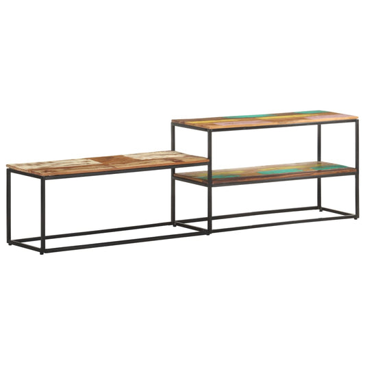vidaXL TV Cabinet 180x30x50 cm Solid Reclaimed Wood