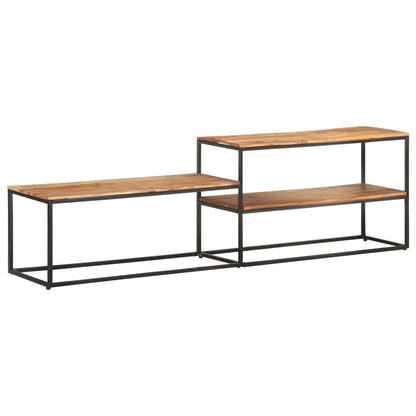 vidaXL TV Cabinet 180x30x50 cm Solid Acacia Wood