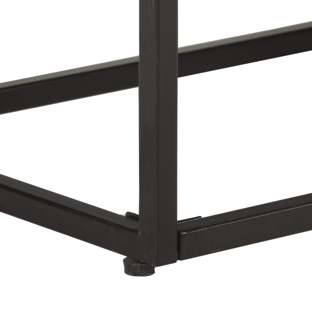 vidaXL TV Cabinet 130x30x45 cm Rough Mango Wood