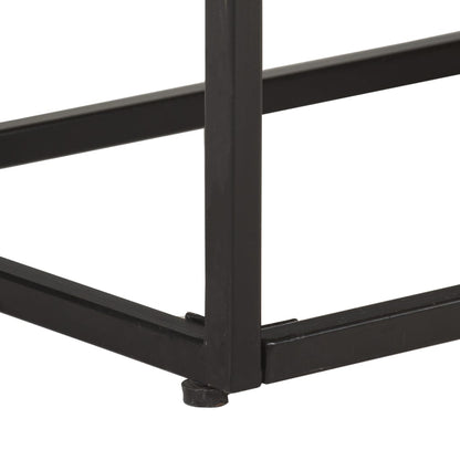 vidaXL TV Cabinet 130x30x45 cm Rough Mango Wood