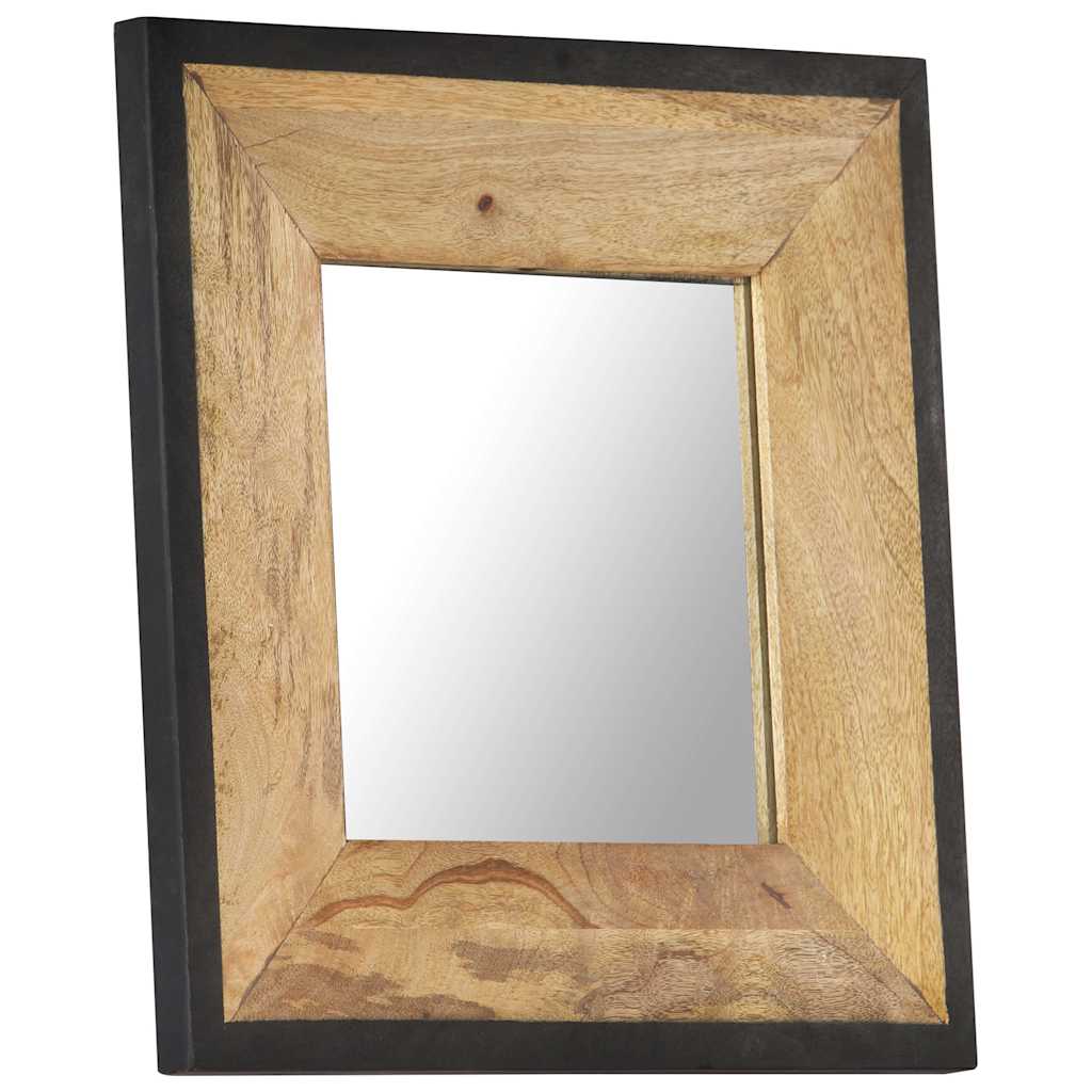 321629 vidaXL Mirror 50x50 cm Solid Mango Wood