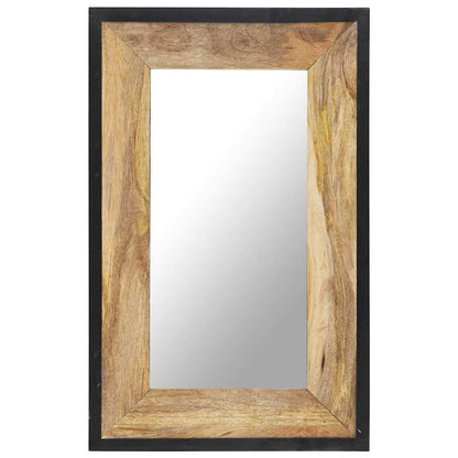 321630 vidaXL Mirror 80x50 cm Solid Mango Wood