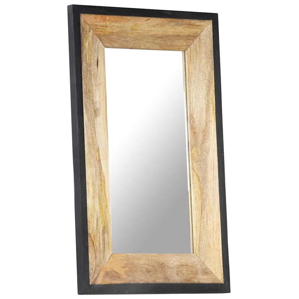 321630 vidaXL Mirror 80x50 cm Solid Mango Wood