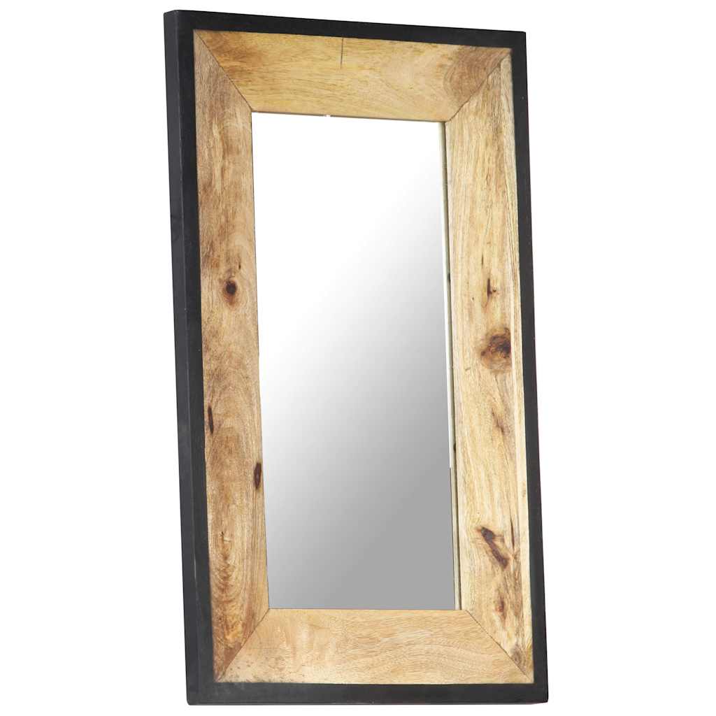 321630 vidaXL Mirror 80x50 cm Solid Mango Wood