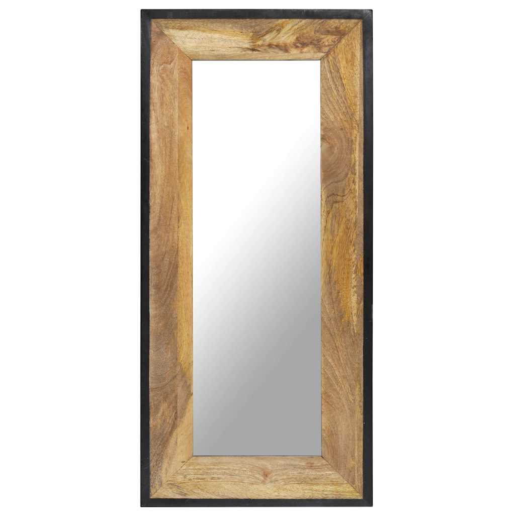 321631 vidaXL Mirror 110x50 cm Solid Mango Wood