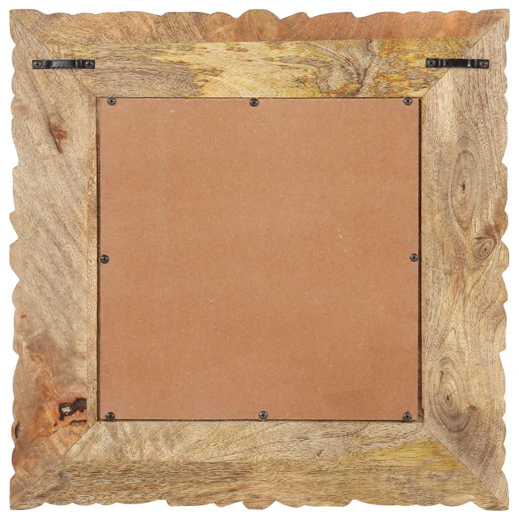 321635 vidaXL Mirror 50x50 cm Solid Mango Wood
