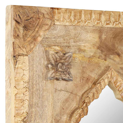 321650 vidaXL Mirror 50x3x110 cm Solid Mango Wood