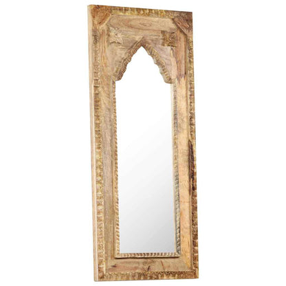 321650 vidaXL Mirror 50x3x110 cm Solid Mango Wood